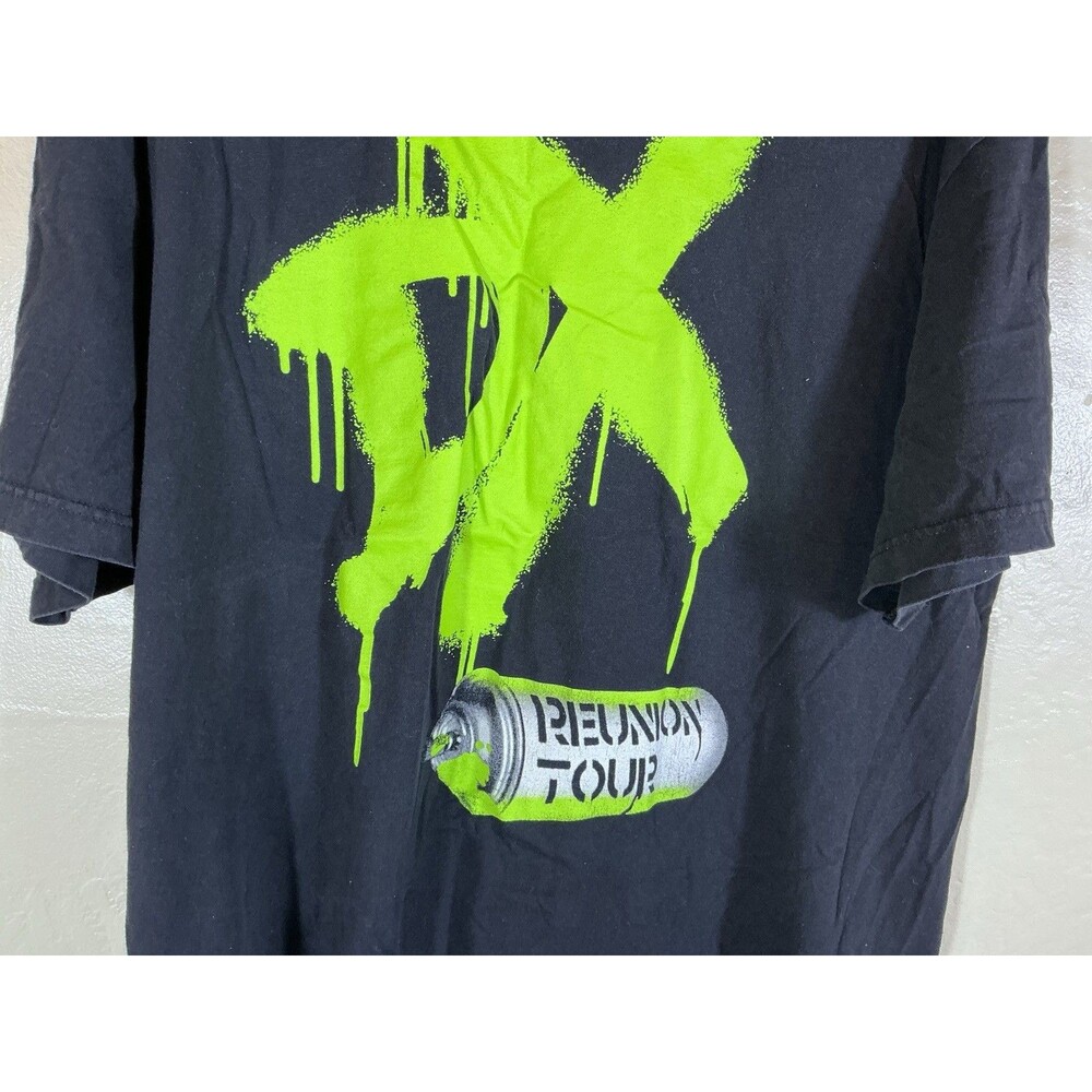WWE DX Reunion Tour XL T Shirt Black Green Graphic Print Crew Neck Mens Tee 2007